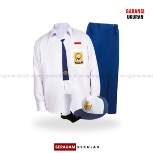 SERAGAM SMP 1 SET KOMPLIT CEWEK